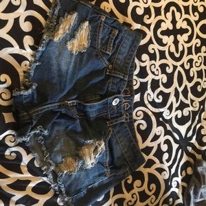 Ripped shorts